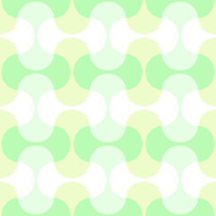 Seamless pastel pattern in 60s style. Template for fabric. Stylish background for cards. Wrapping paper pattern. Abstract decor. Textile design. Fashionable color combinations. Vector. Olive color.