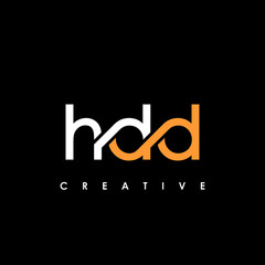 HDD Letter Initial Logo Design Template Vector Illustration