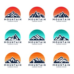 Mountain & Sky Logo Template Set