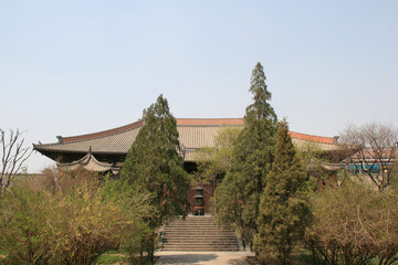 Fototapeta na wymiar monastery (shanhua) in datong in china 