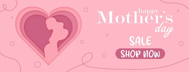 happy mother`s day, sale, heart