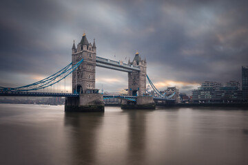 Fototapeta na wymiar Tower Bridge in London, England, United Kingdom