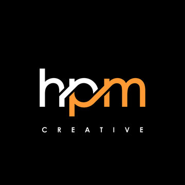 HPM Letter Initial Logo Design Template Vector Illustration