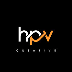 HPV Letter Initial Logo Design Template Vector Illustration