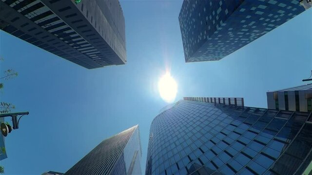 Populous city of Manila, the capital of the Philippines with skyscrapers, streets and buildings.Bonifacio Global City. Travel vacation concept.