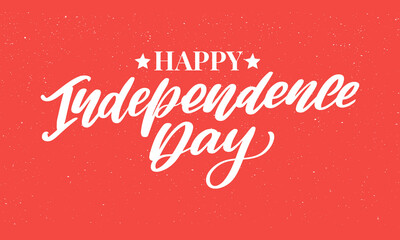 Fototapeta na wymiar 4th of july independence day lettering background