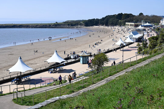 Barry Island Seafront In Wales, UK