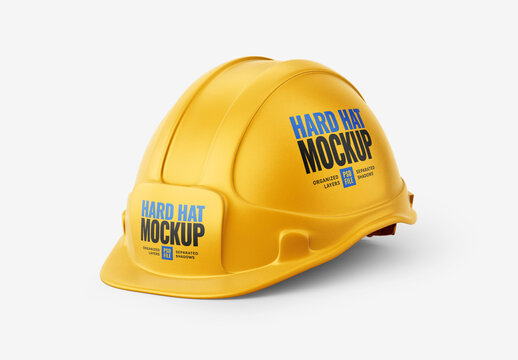 Construction Hard Hat Mockup