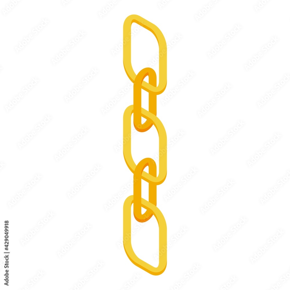 Poster process chain icon. isometric of process chain vector icon for web design isolated on white backgrou