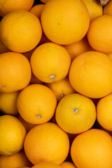 oranges in a market