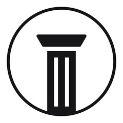 pillar icons . pillar pack symbol vector elements for infographic web.