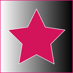 Star illustration, red star, blue star, star art