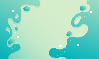 Abstract blue gradient fluid background.