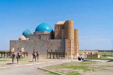 Mausoleum of Kozha Akhmet Yassavi, built by the decree of Amir Timur in Central Asia