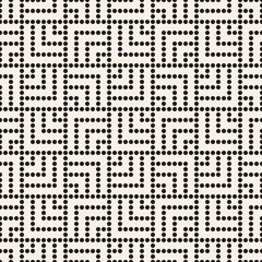 Vector seamless pattern. Modern stylish abstract texture. Repeating geometric tiles