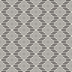 Vector seamless pattern. Modern stylish abstract texture. Repeating geometric tiles.