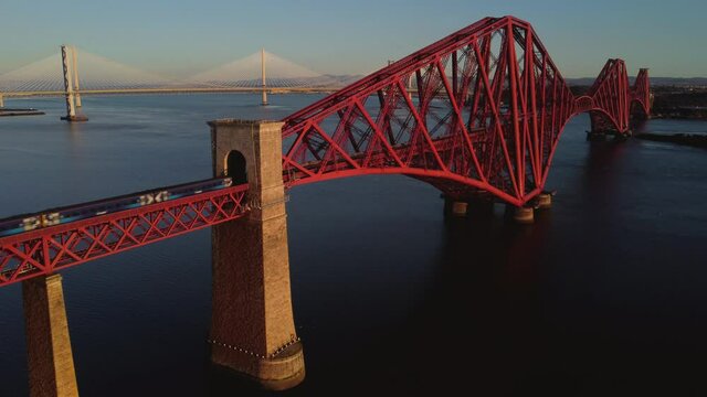 Forth Rail Bridge in Edinburgh.