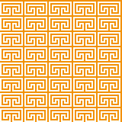 Greek key seamless pattern. Geometric meander. Abstract vector vintage background