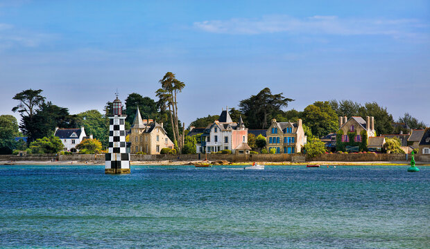 Loctudy as Seen from Ile-Tudy, Brittany