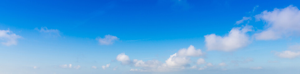 Summer sky, in Santorini, in Greece