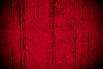 Old wall texture cement black red  background abstract dark color design are light with white gradient background.