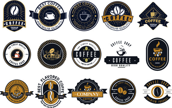 15 Premium Coffee Shop Logo Bundle