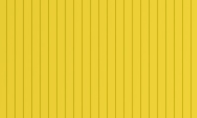 Obraz premium Yellow wood texture background.3d wall illustration.