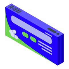 Allergy medicine icon. Isometric of Allergy medicine vector icon for web design isolated on white background