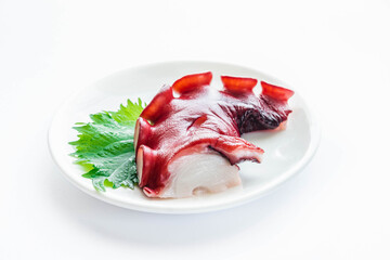 茹でた北海タコ