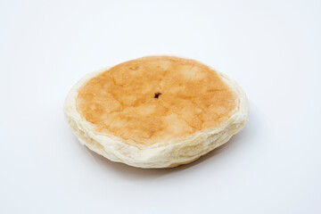 Simple Baked bread isolated on white background