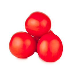 Tomatoes isolated on a white background