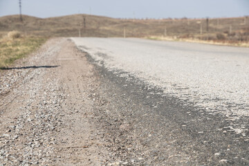 The road stretching into the distance