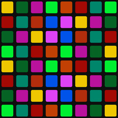 Multicolor vector pattern. Same tile in vector.