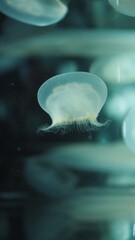 jellyfish in aquarium