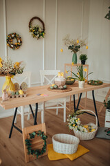 easter table setting