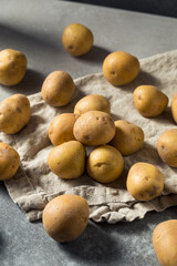 Raw Organic Yellow Potatoes