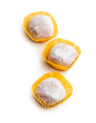 Sweet japanese mochi dessert.