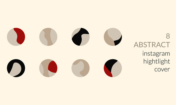 8 abstract instagram hightlight cover