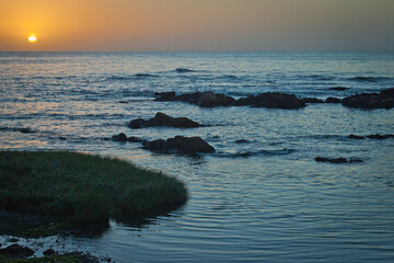 Obraz premium sunset on the beach