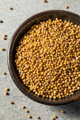 Raw Organic Yellow Mustard Seeds