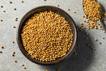 Raw Organic Yellow Mustard Seeds