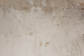 Shabby putty background. Vintage ancient background. Light shade textured old wall