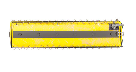 zombie bus in white background top view © DM7