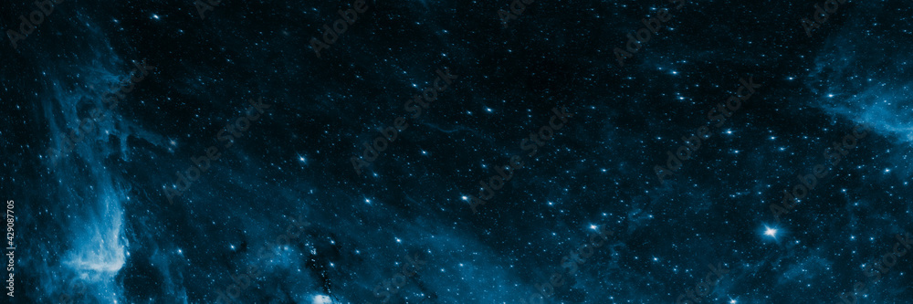 Wall mural view of the space from the moon. elements of this image furnished by nasa