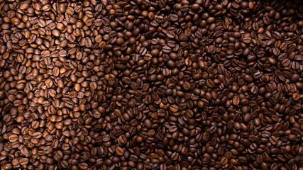 freshly roasted coffee beans 
