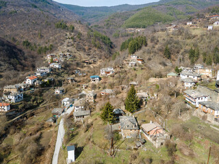 Aerial view of Village of Kosovo, Bulgaria