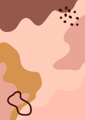 creative background in minimal trendy style with copy space for text