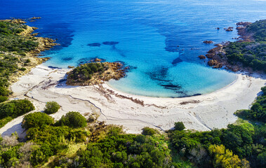 La bellissima Spiaggia del Principe nella Costa Smeralda, Sardegna