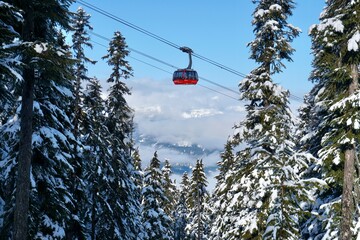 Peak 2 Peak Gondola at Whistler Mountain