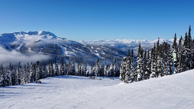 Whistler Mountain as viewed from Blackcomb Peak